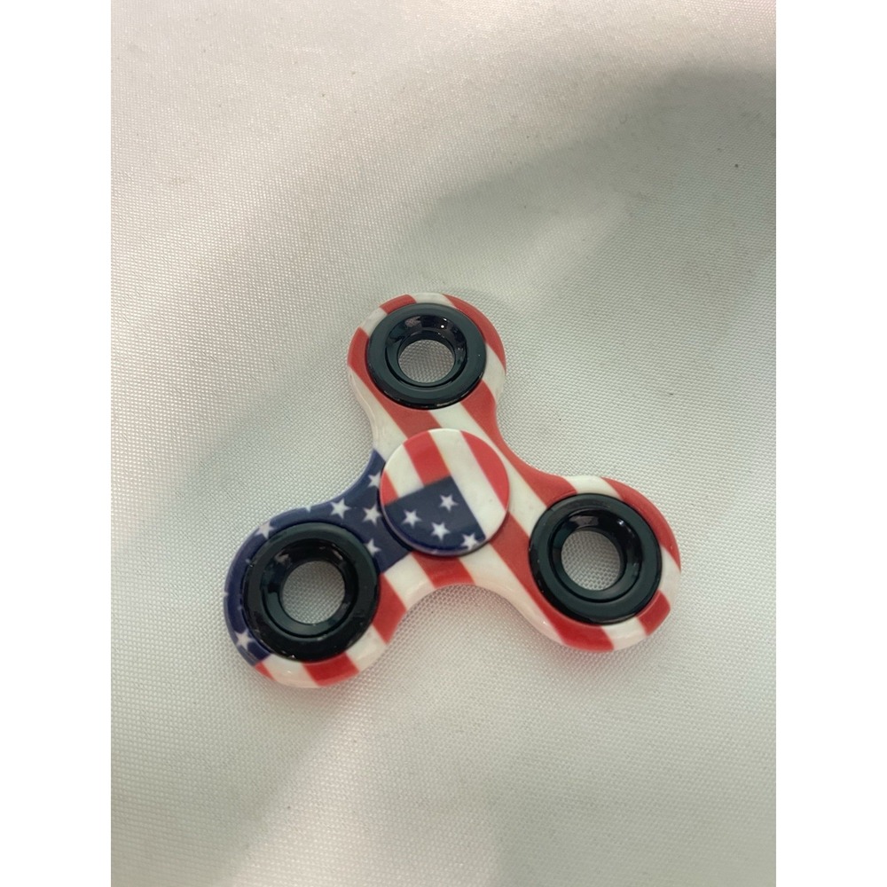 American Flag Fidget Hand Spinner Triangle Finger Spinner EDC Focus ADHD Autism